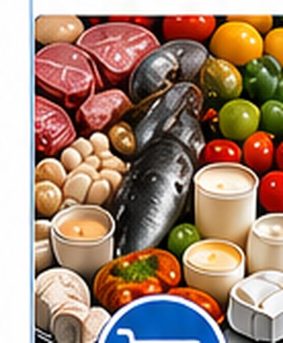 Provisions — frozen meats, fish, dairy, fresh produce