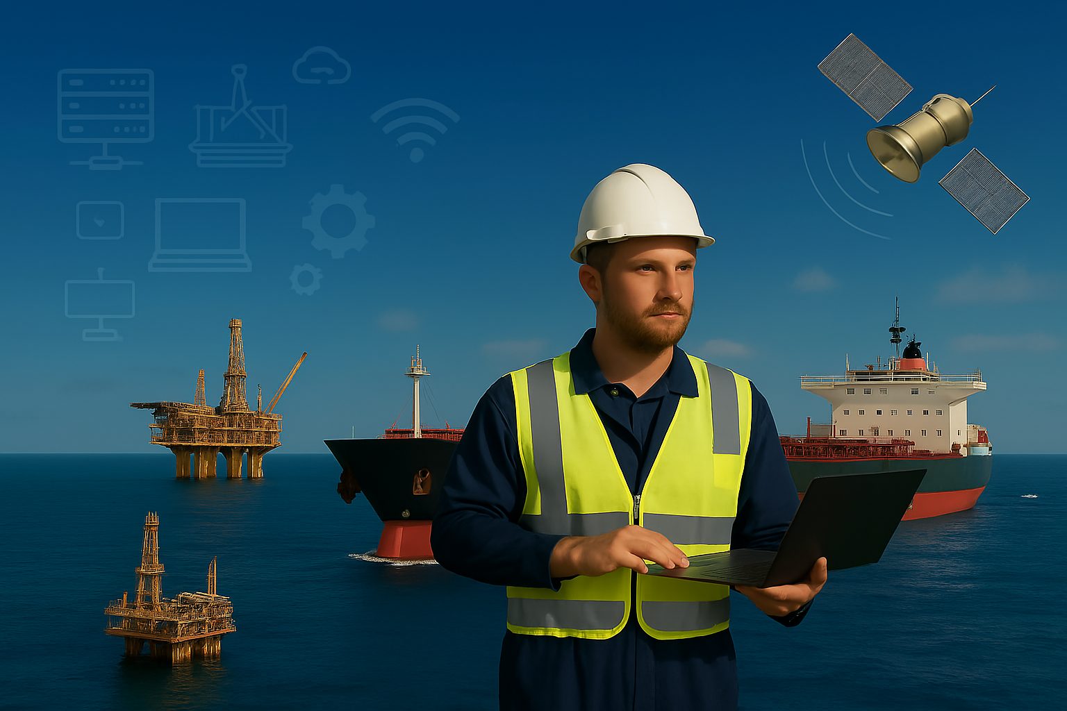 Diginavbyte engineer supporting tankers, container ships and offshore platforms