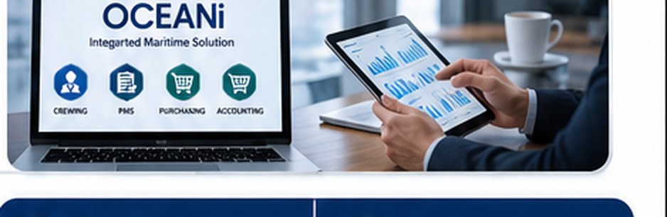 OCEANi integrated maritime solution — crewing, PMS, purchasing, accounting